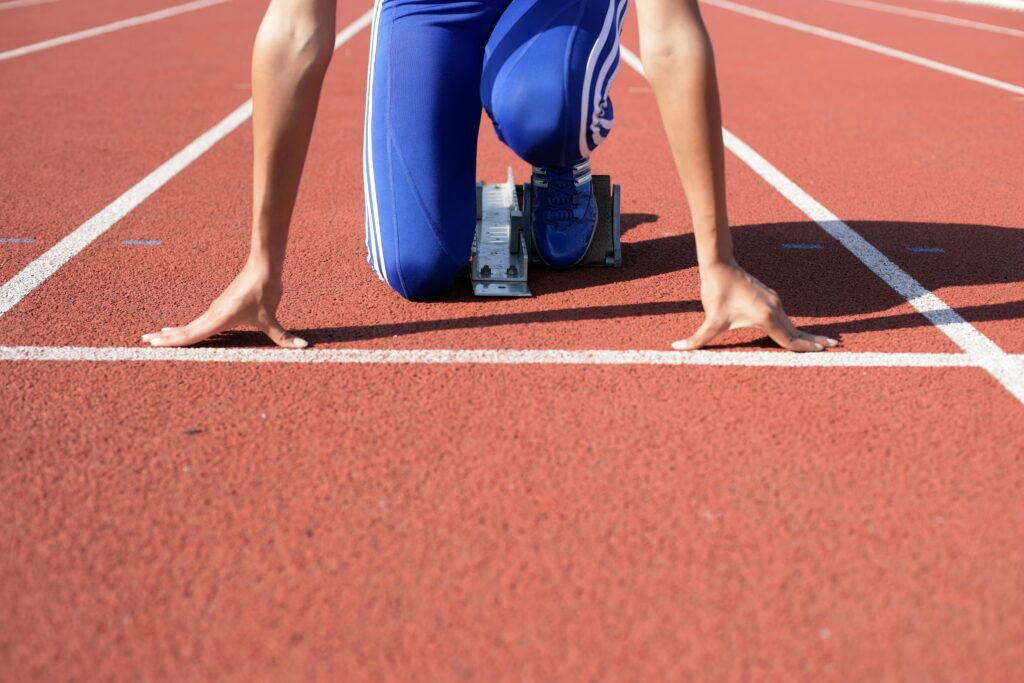 track starting position